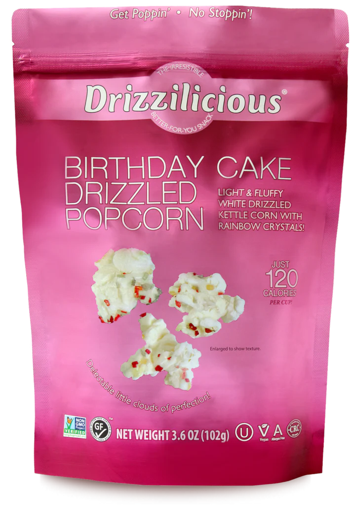 Drizzilicious Popcorn - Birthday Cake