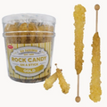 Gold Rock Candy on a Stick