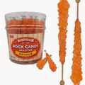 Orange Rock Candy on a Stick