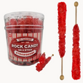 Pink Cherry Rock Candy on a Stick