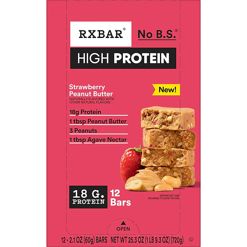 RXBAR High Protein Strawberry & Peanut Butter Bar